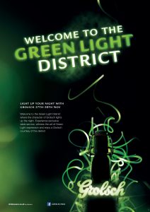 3026-1 GRO Green Light District POS A2 Poster Generic