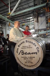 Beam Inc Jim Beam 13 Millionth Barrel