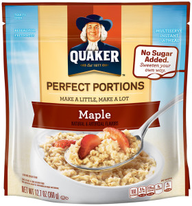 THE QUAKER OATS COMPANY PERFECT PORTIONS
