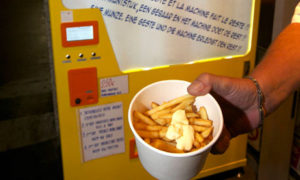 Belgium frites machine