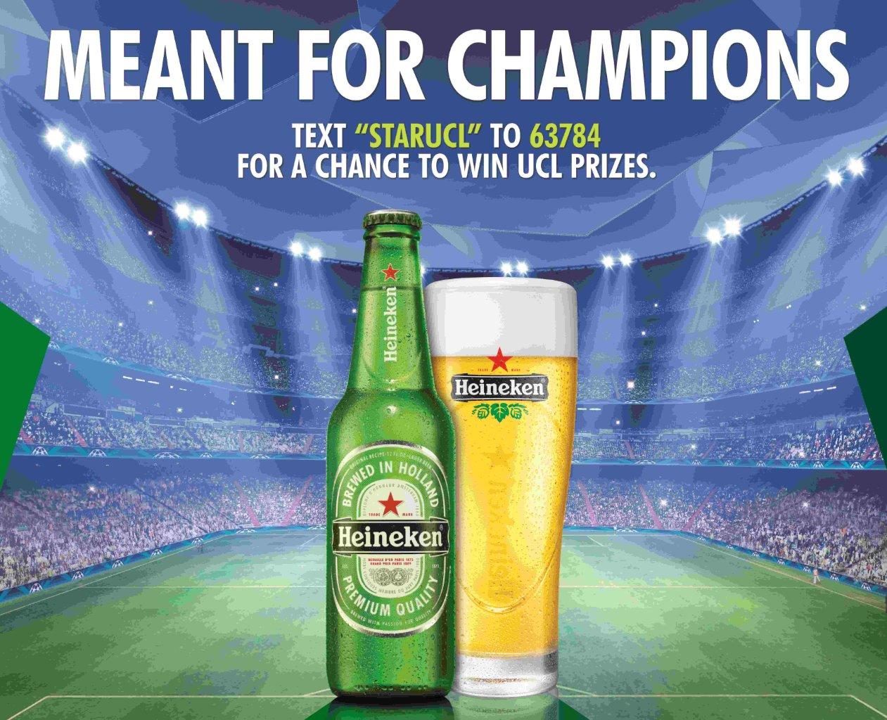 heineken sponsor champions league