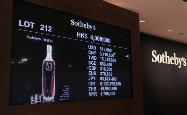 The Macallan M Achieves A New World Record Price In Hong Kong Fab News