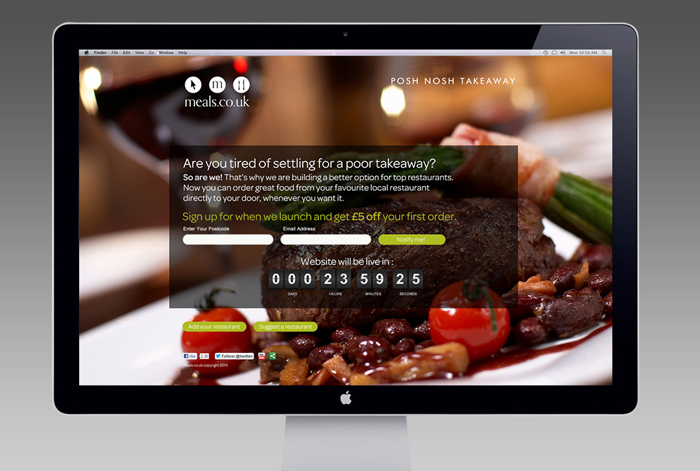 Food Delivery StartUp Meals.co.uk Launches in London after Successful