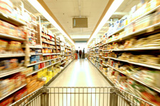 supermarket blur