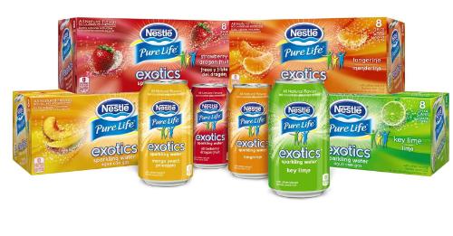 Nestle Waters North America Pure Life Exotics Product Lineup